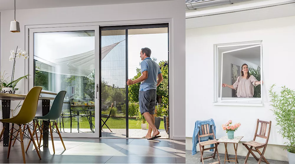 Insektenschutzgitter für Fenster und Türen von Linth Storenbau Insektenschutzgitter für Fenster und Türen von Linth Storenbau